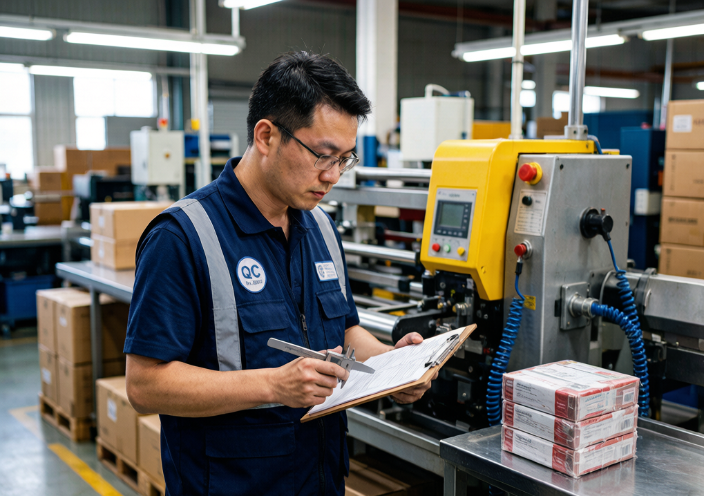 Quality inspection at factory